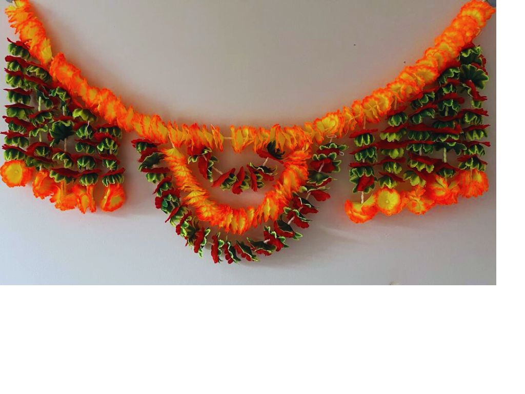 Artificial Flower Toran Garland Indian Decor 1 pc (52 inch L) (code 23709)