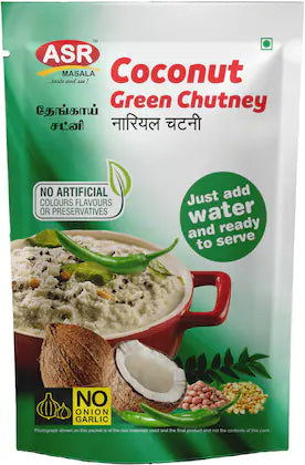 ASR Masala  Coconut Green Chutney Ready to Serve  90gm
